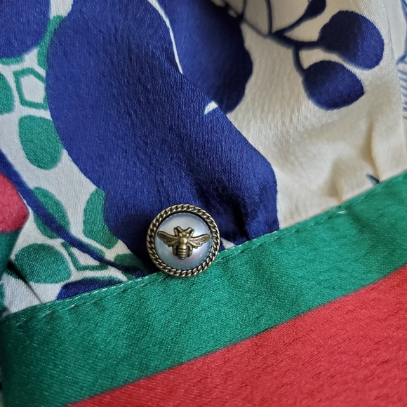 🎈SOLD 🎈NWT Tie Neck Printed Midi  Floral Dress in S - Picture 10 of 15